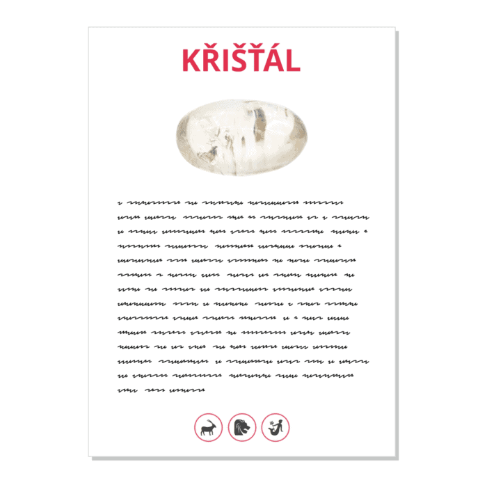 Křišťál - kartička
