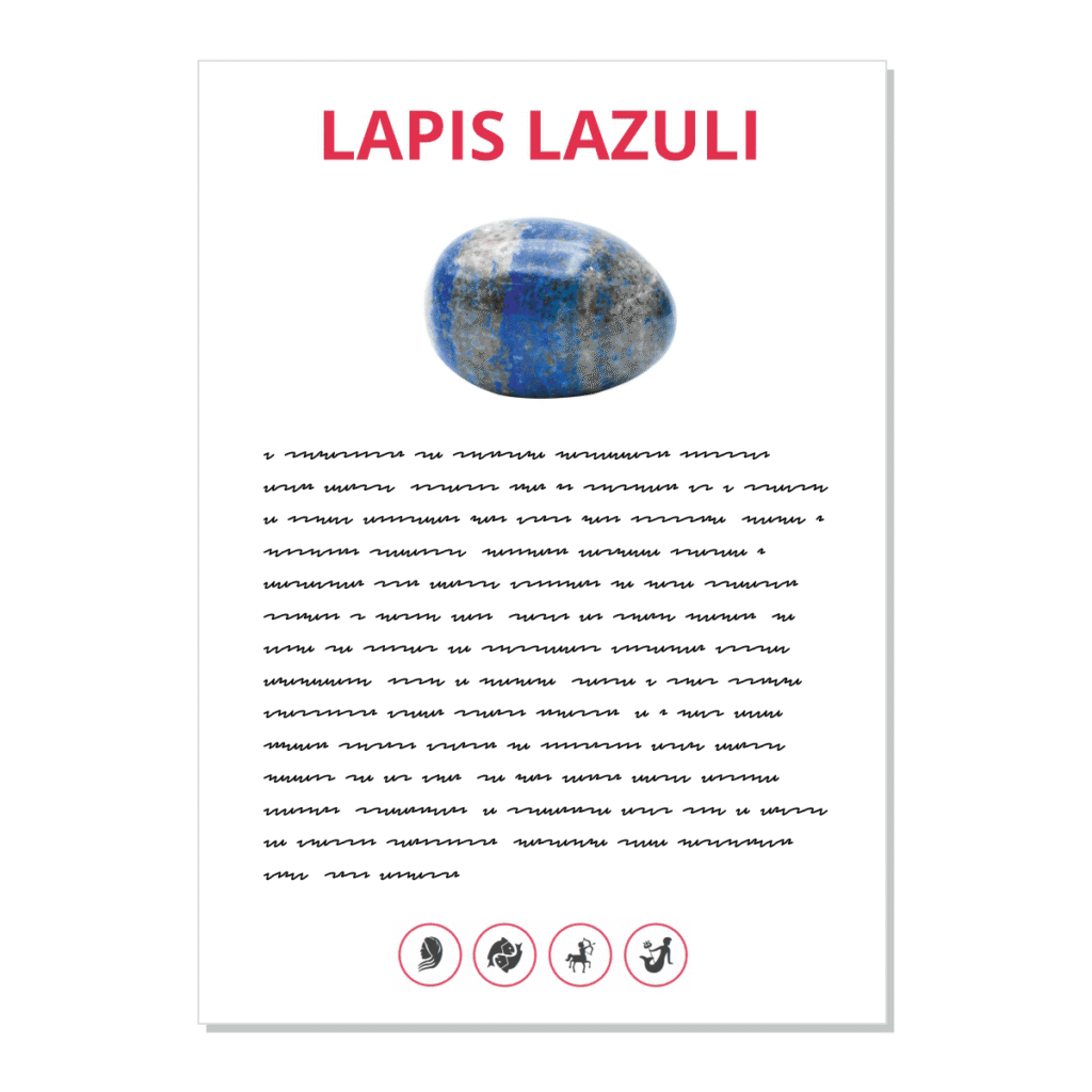 Lapis lazuli - kartička