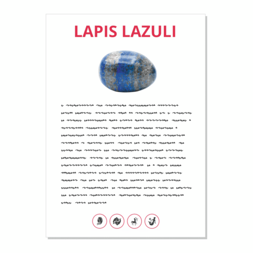 Lapis lazuli - kartička