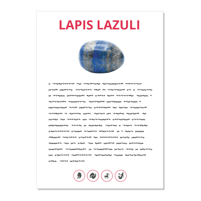 Lapis lazuli - kartička
