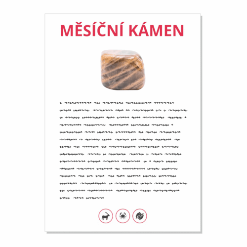 Měsíční kámen - kartička