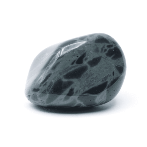 Obsidián pavoučí - tromlovaný kámen
