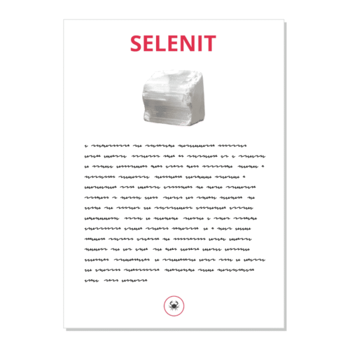 Selenit - kartička