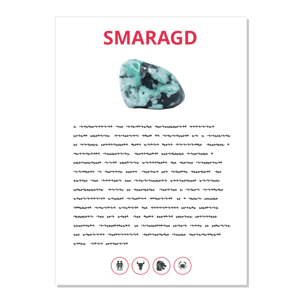 Smaragd - kartička