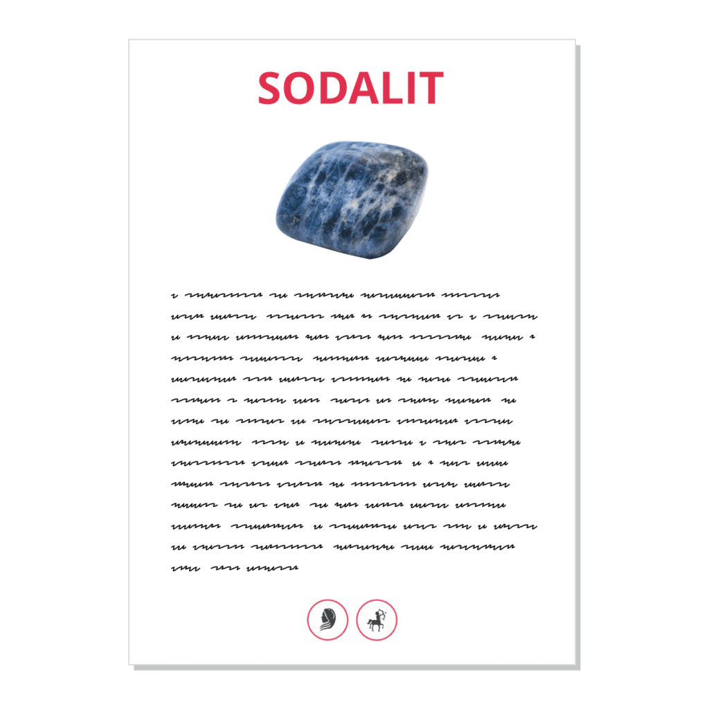 Sodalit - kartička