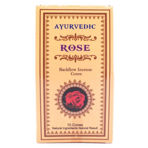 Růže – indické vonné františky "Tekoucí dým" Masala Incense