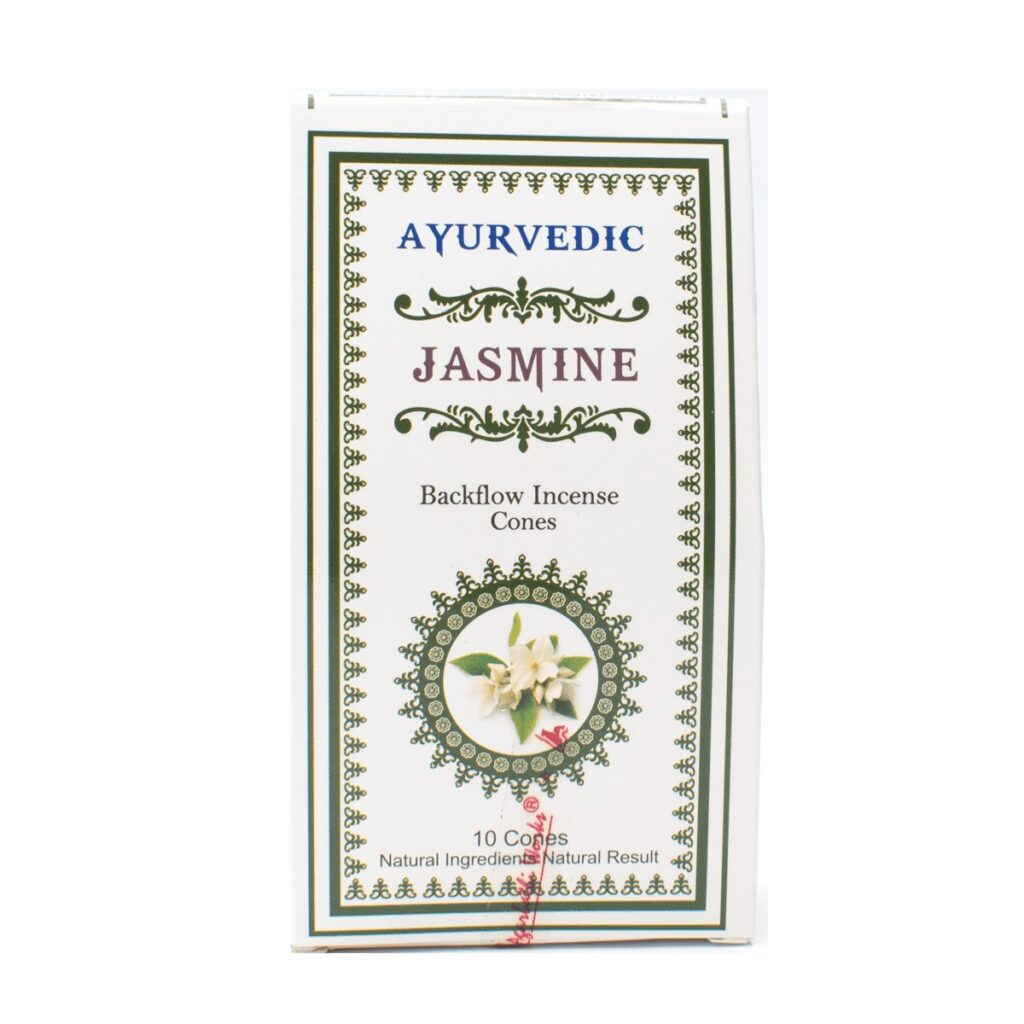 Jasmín – indické vonné františky "Tekoucí dým" Masala Incense