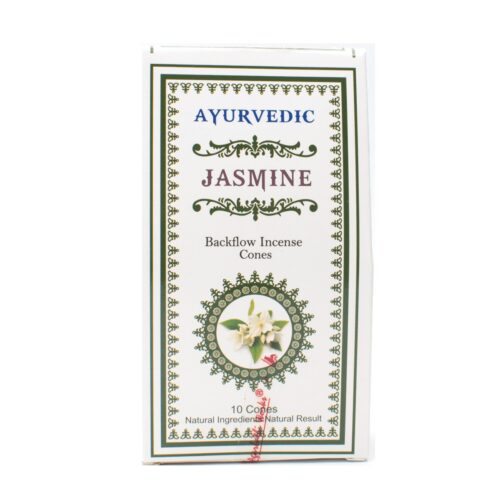 Jasmín – indické vonné františky "Tekoucí dým" Masala Incense