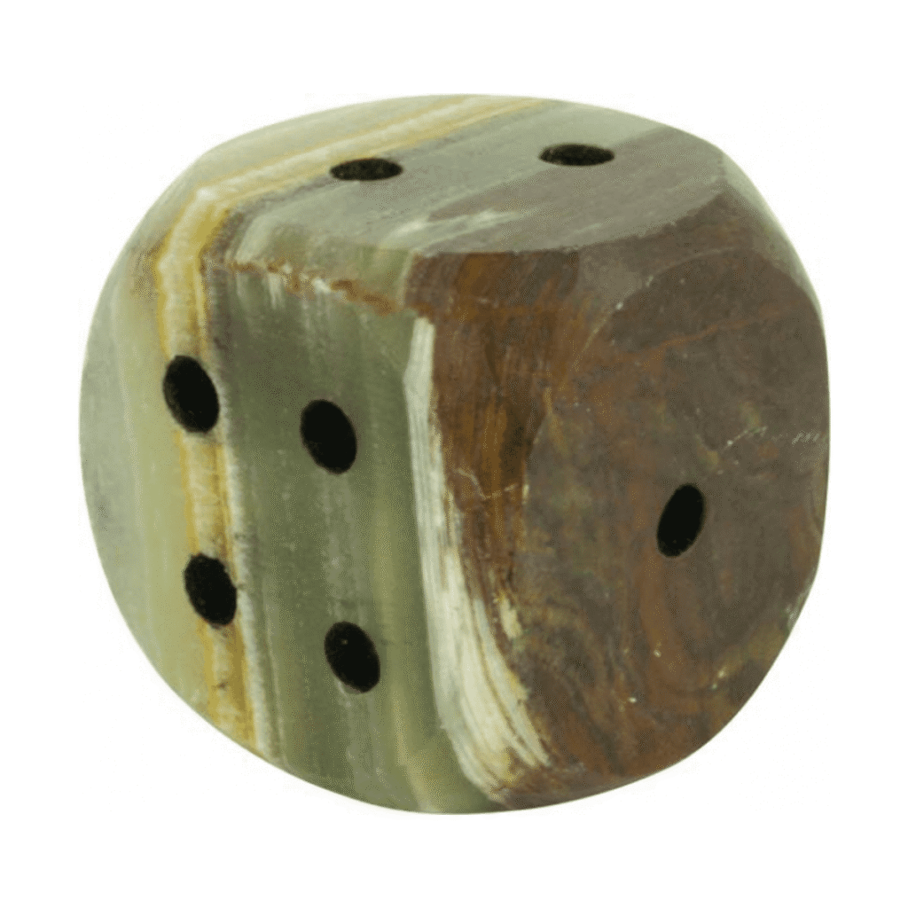 Aragonit - kostka - tromlovaný kámen 2 cm