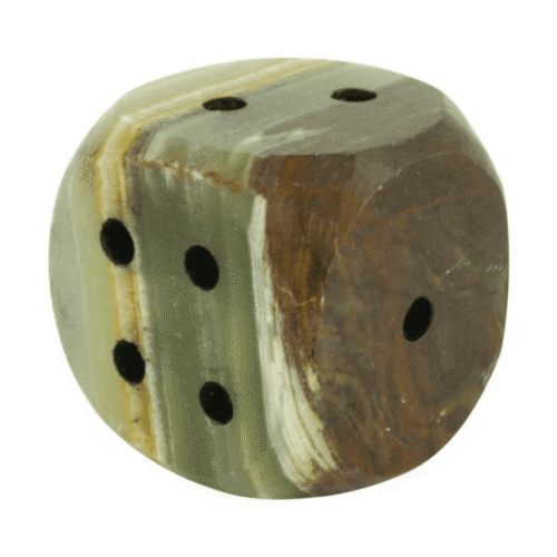 Aragonit - kostka - tromlovaný kámen 2 cm