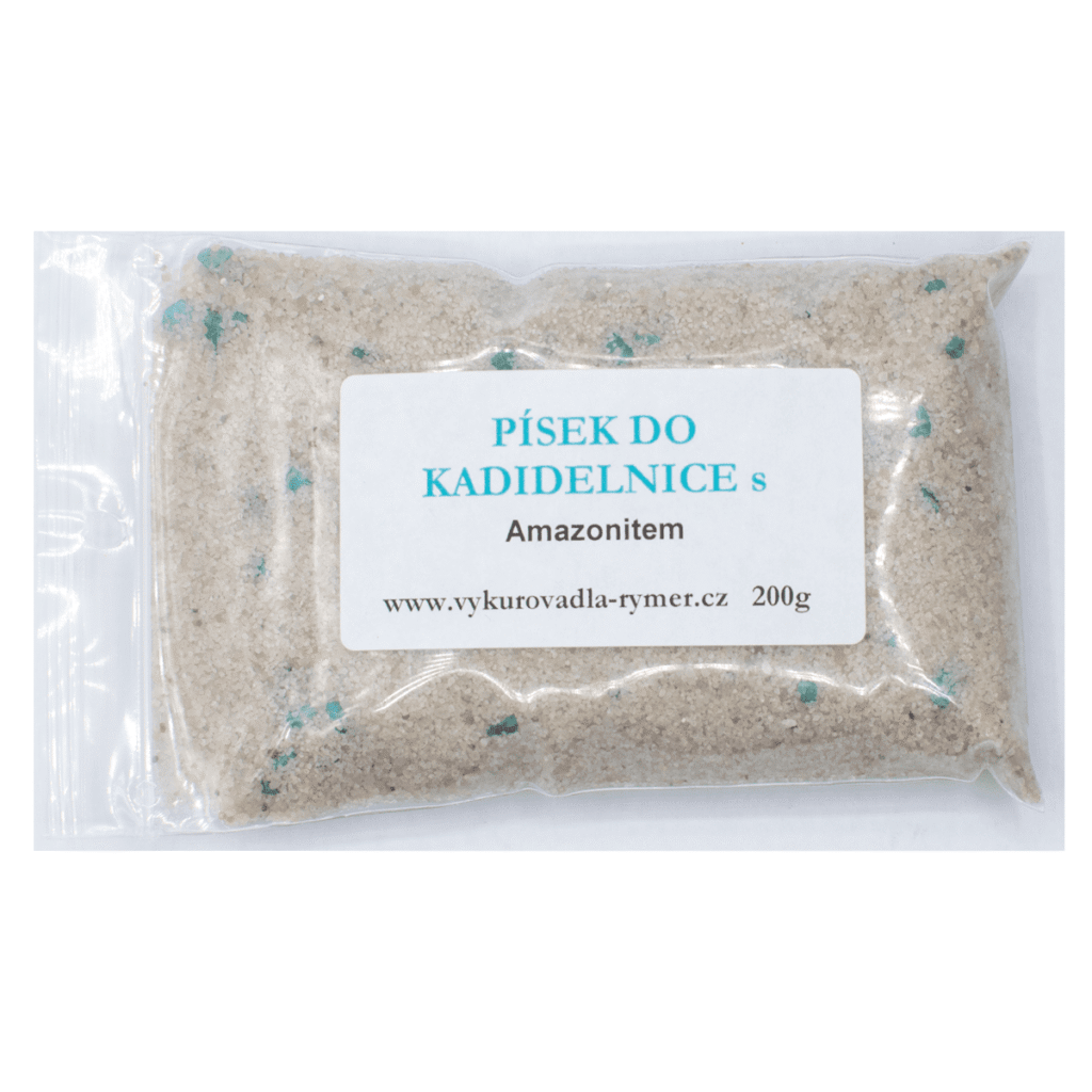Písek do kadidelnice s amazonitem
