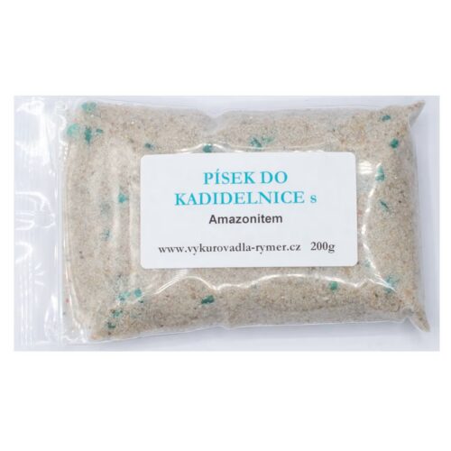 Písek do kadidelnice s amazonitem