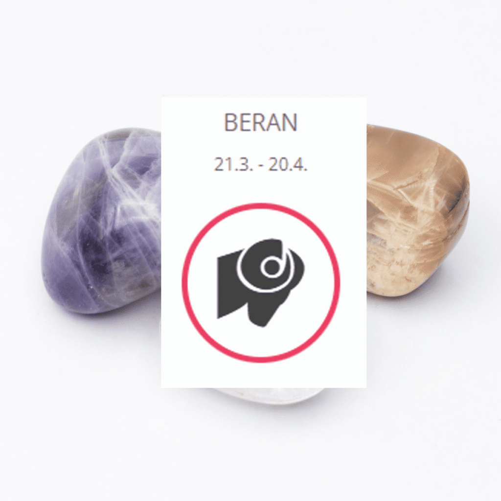Beran - sada tromlovaných kamenů
