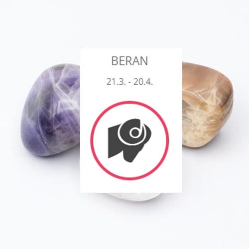 Beran - sada tromlovaných kamenů