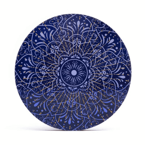 Podtácek - mandala - modrá