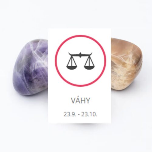 Váhy - sada tromlovaných kamenů