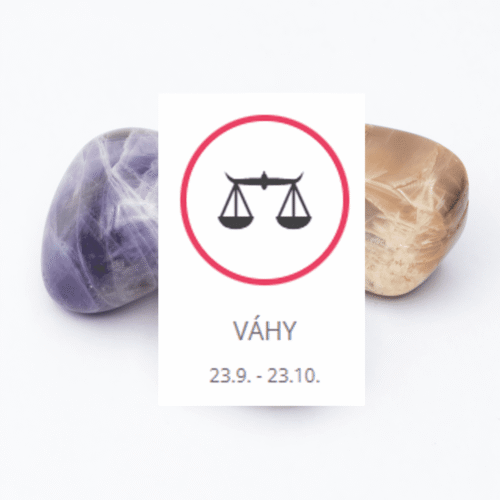 Váhy - sada tromlovaných kamenů