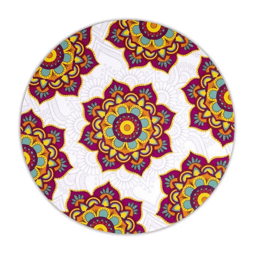 Podtácek - mandala - barevná 2