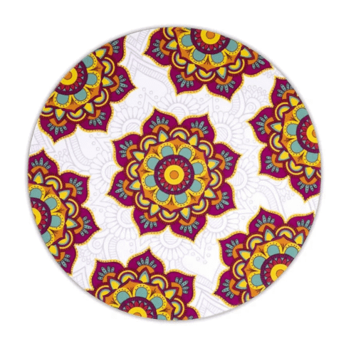 Podtácek - mandala - barevná 2