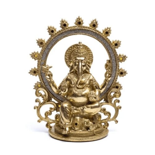 Ganéša v ohnivém kruhu – soška Feng shui
