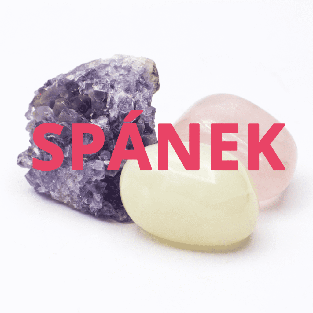 Spánek - sada 3 minerálních kamenů a 3 kartiček minerálů