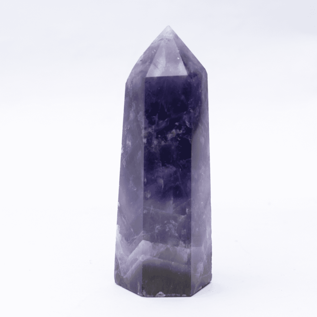 Ametyst - obelisk - tromlovaný kámen AMO7