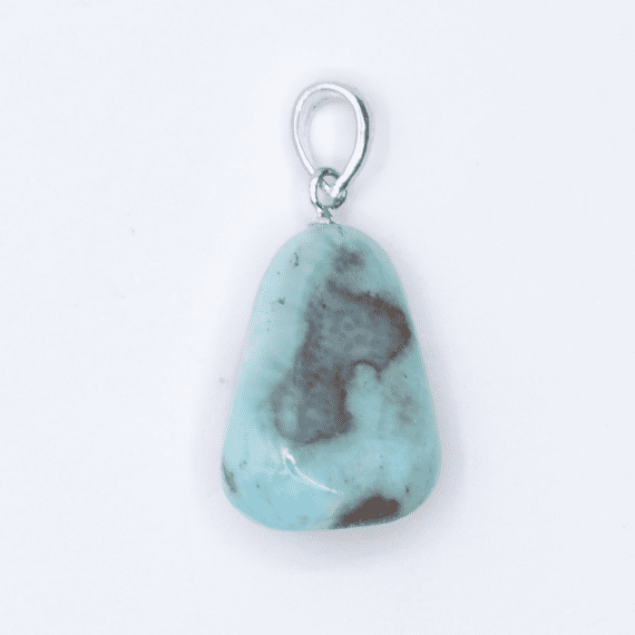 Larimar - tromlovaný kámen - stříbrný přívěsek LR41