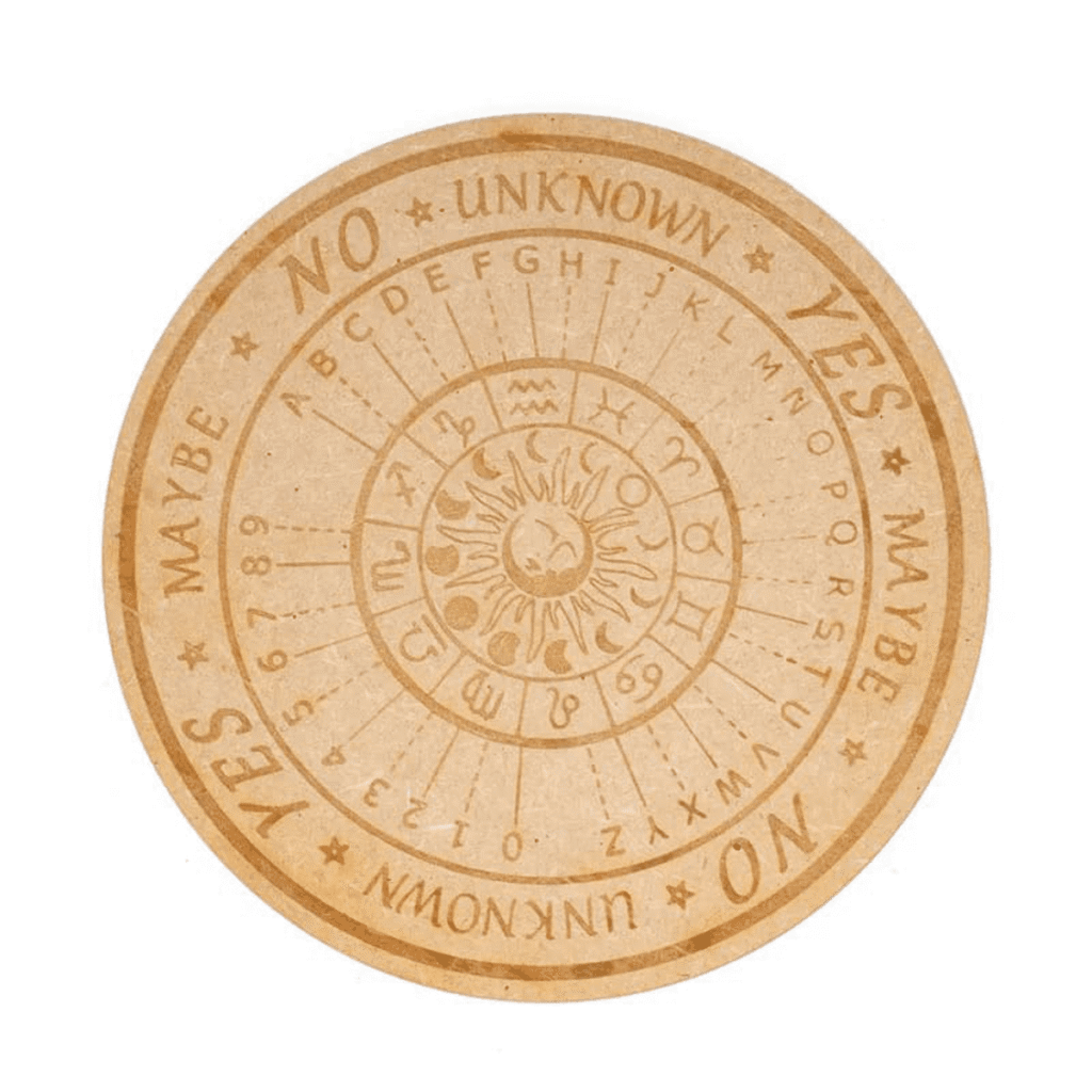 Podložka pod kyvadlo - astrologie - dřevěná