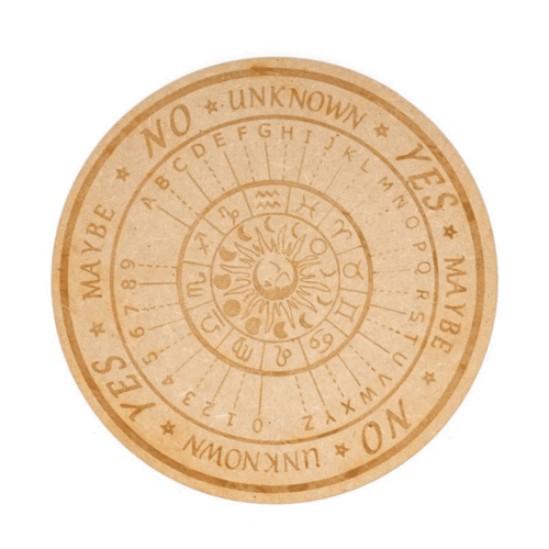 Podložka pod kyvadlo - astrologie - dřevěná