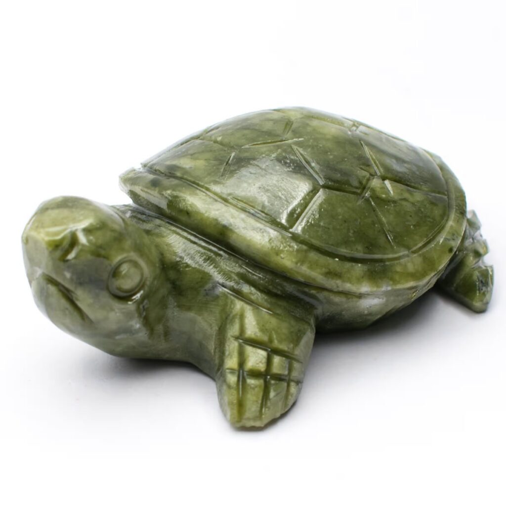 Želva – nefritová soška – Feng shui - mini