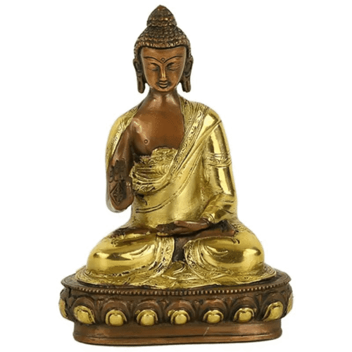 Buddha - mosazná soška