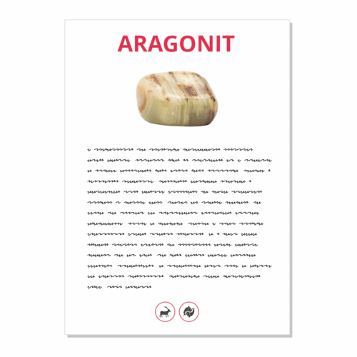 Aragonit - kartička