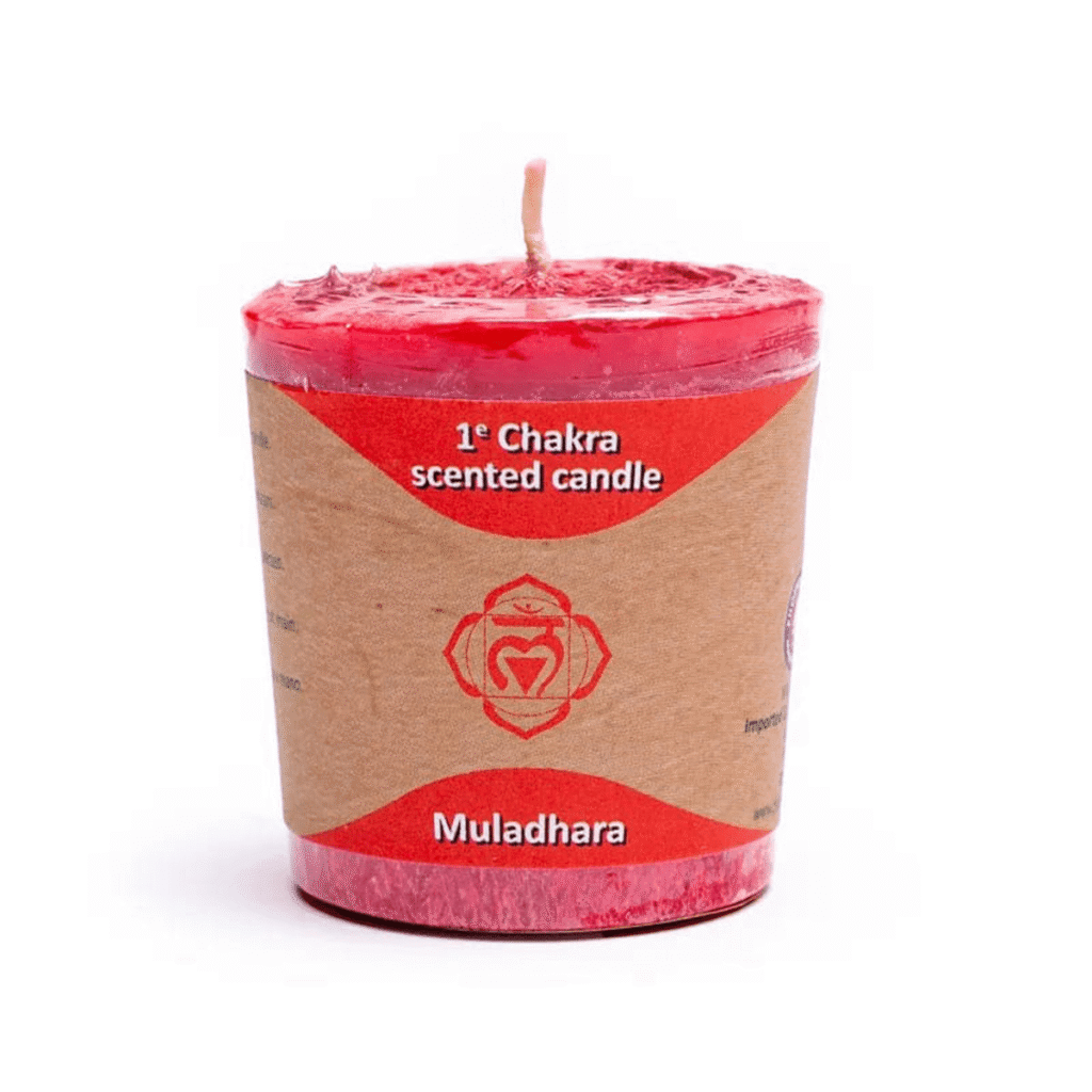 1. čakra - Muladhara - Čakrová svíčka