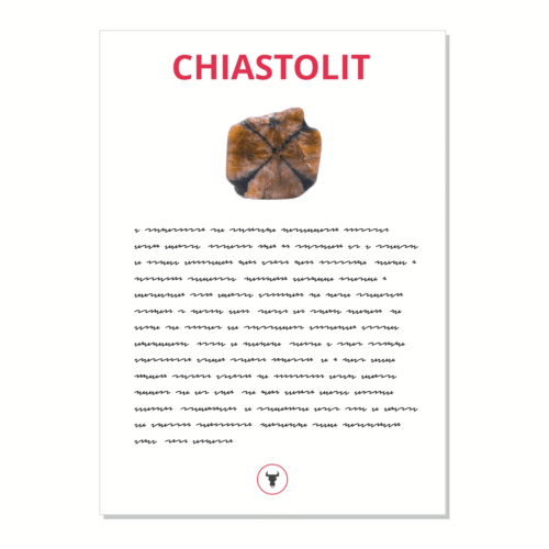 Chiastolit - kartička