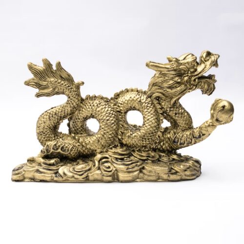 Drak – soška feng shui – střední