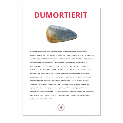 Dumortierit - kartička