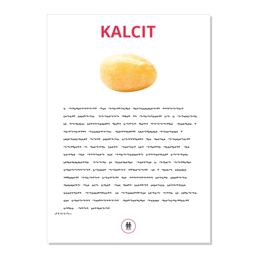 Kalcit - kartička