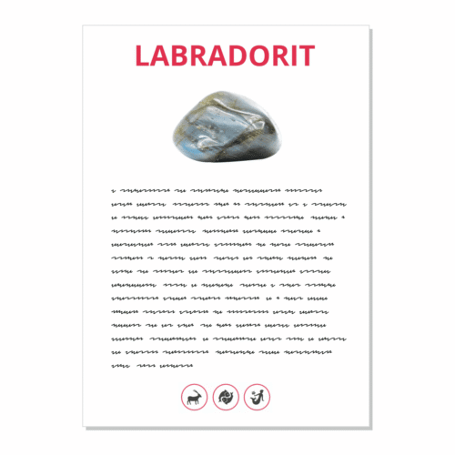 Labradorit - kartička