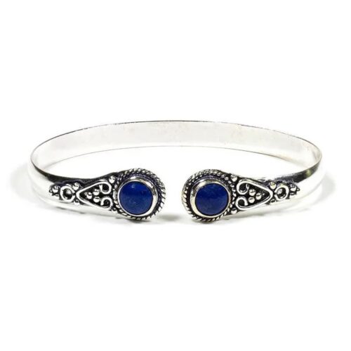 Lapis Lazuli - náramek kovový