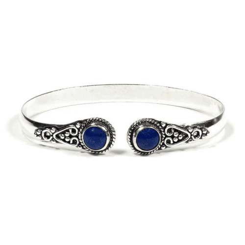 Lapis Lazuli - náramek kovový