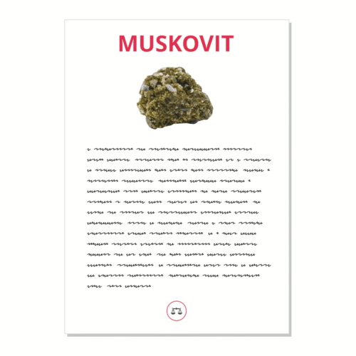 Muskovit - kartička