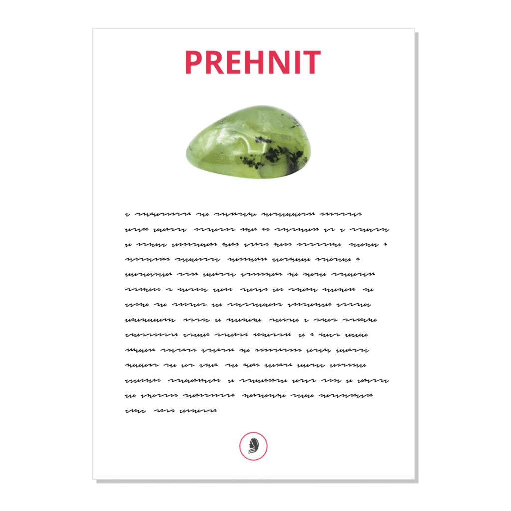 Prehnit - kartička