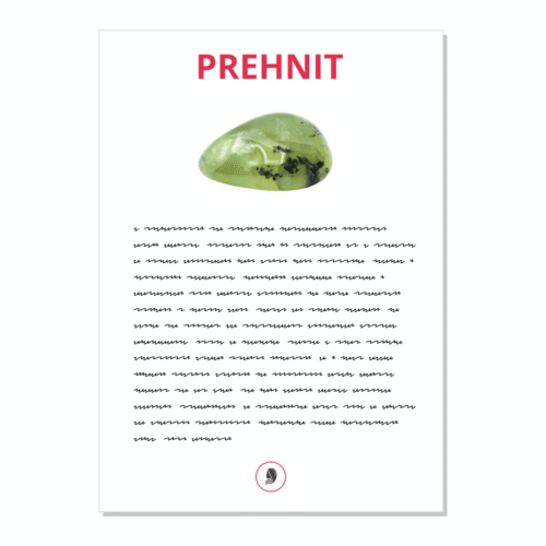 Prehnit - kartička