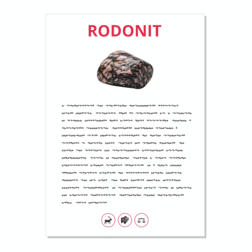 Rodonit - kartička