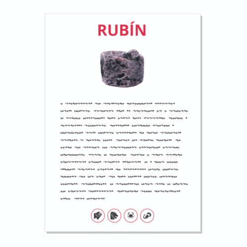 Rubín - kartička