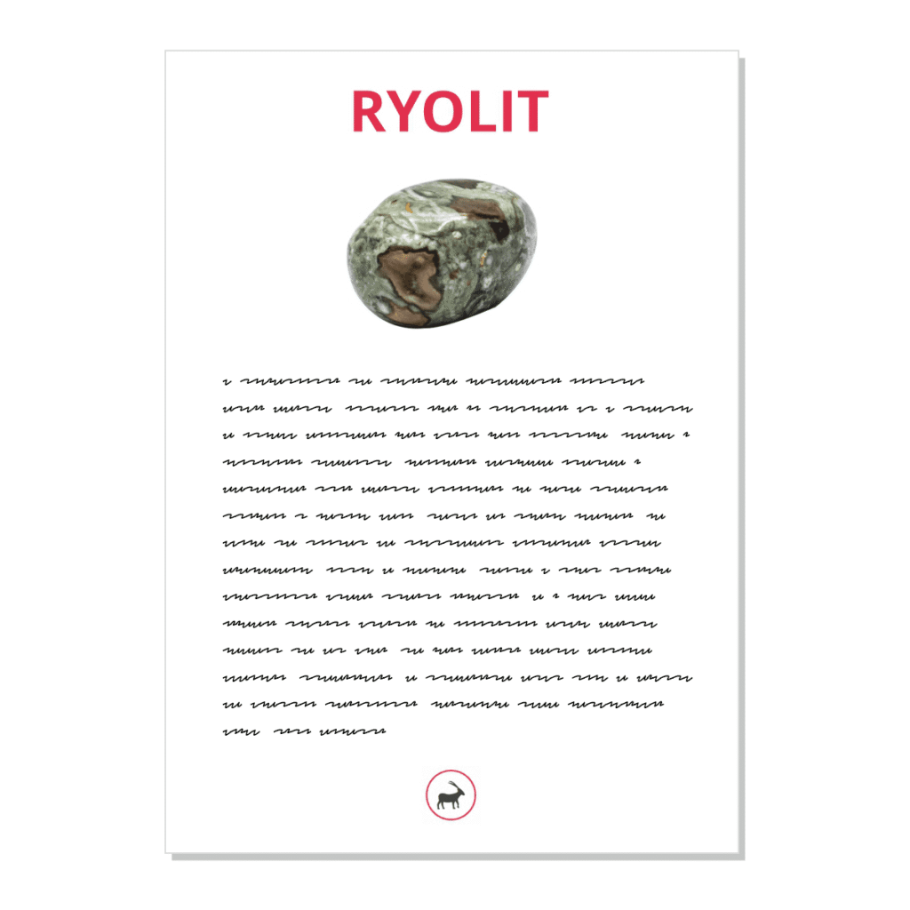 Ryolit - kartička