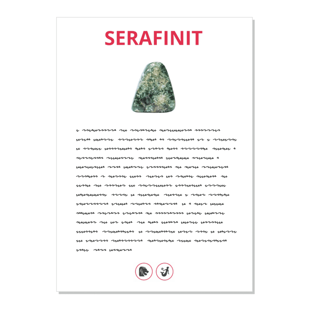 Serafinit - kartička