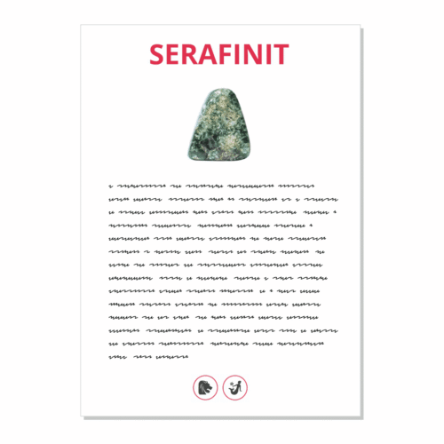 Serafinit - kartička