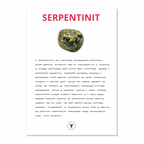 Serpentinit - kartička