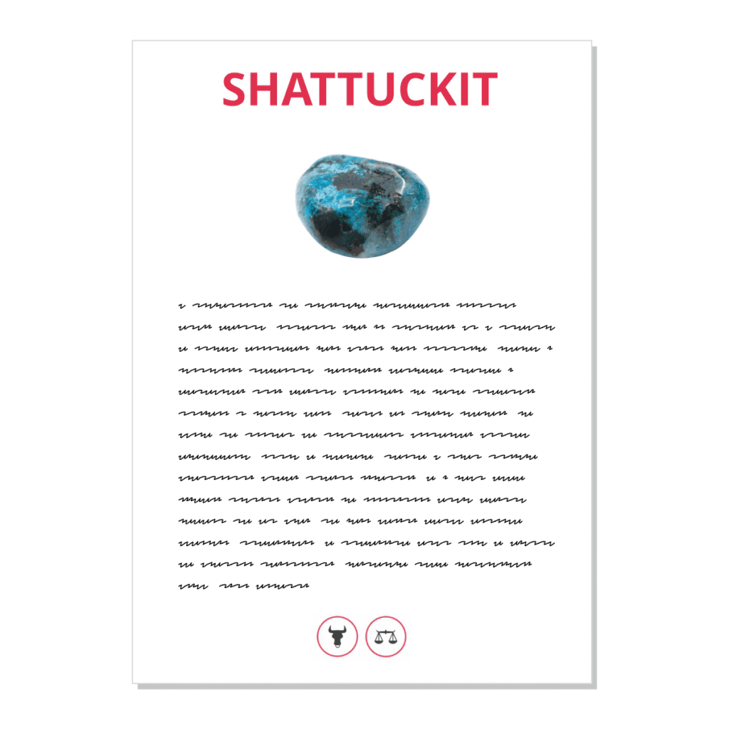 Shattuckit - kartička